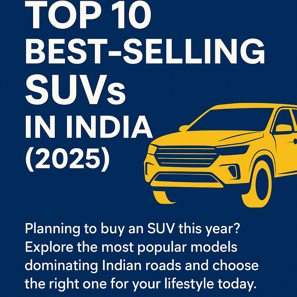 Top 10 Best-Selling SUVs in India (2025) | See Which One Everyone’s Driving
