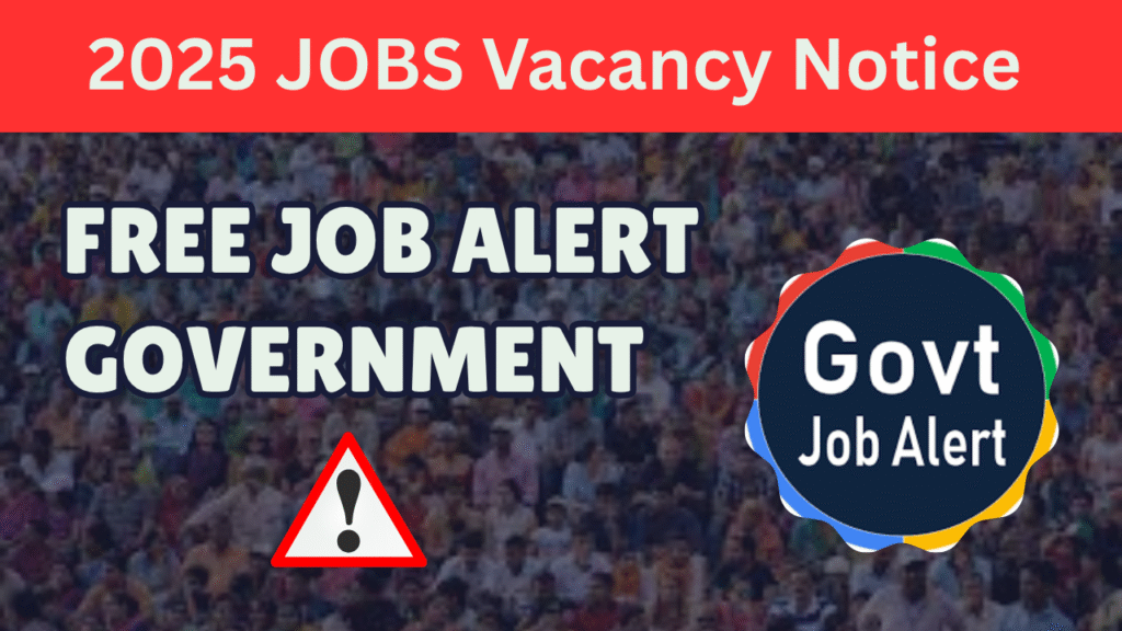 Free Job Alert Government Jobs