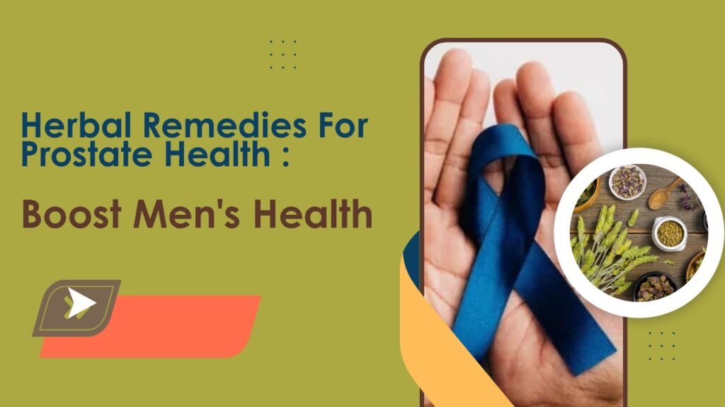 Herbal Remedies For Prostate Health